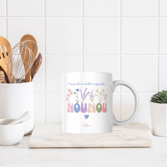 Tasse personnalisée | Maîtresse, Nounou, ATSEM