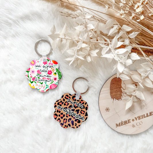 Porte-clés tournesol