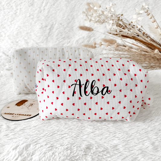 ♡ Trousse de toilettes cœurs ♡