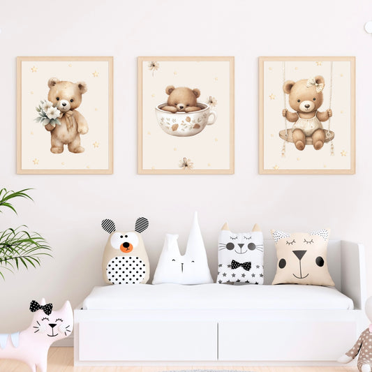Trio d’affiches | Oursons