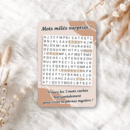 Mots mêlés surprise !
