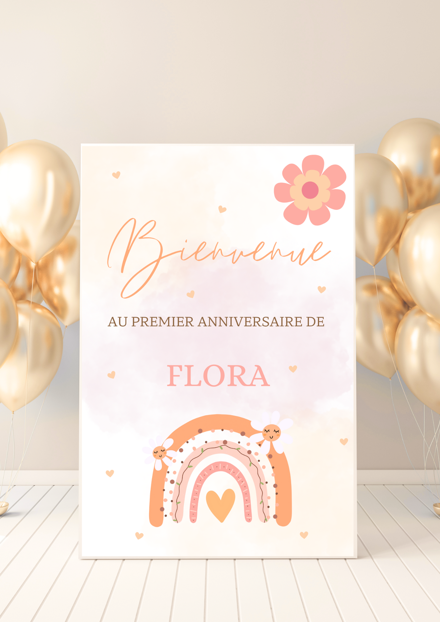 Affiche Bienvenue Événement