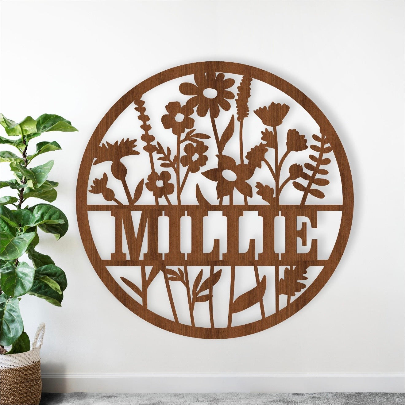 Décoration en bois à thème