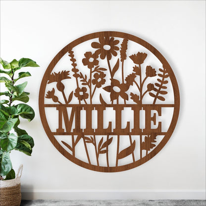 Décoration en bois à thème