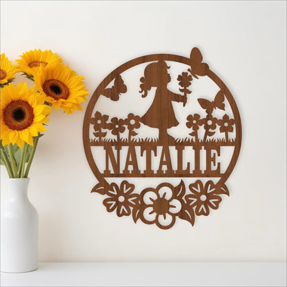 Décoration en bois à thème