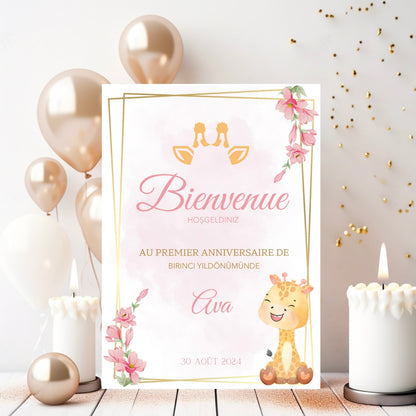 Affiche Bienvenue Événement