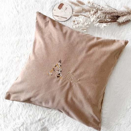 Housse de coussin - velours côtelé