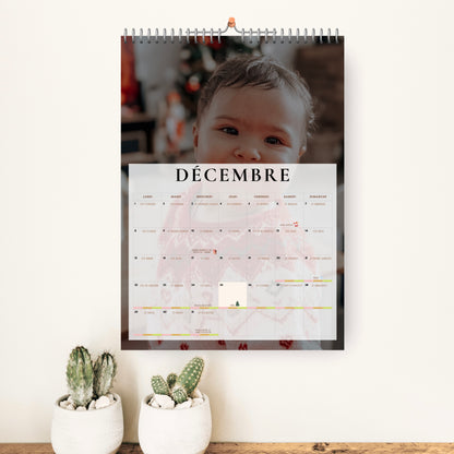Calendrier / 1 page par mois