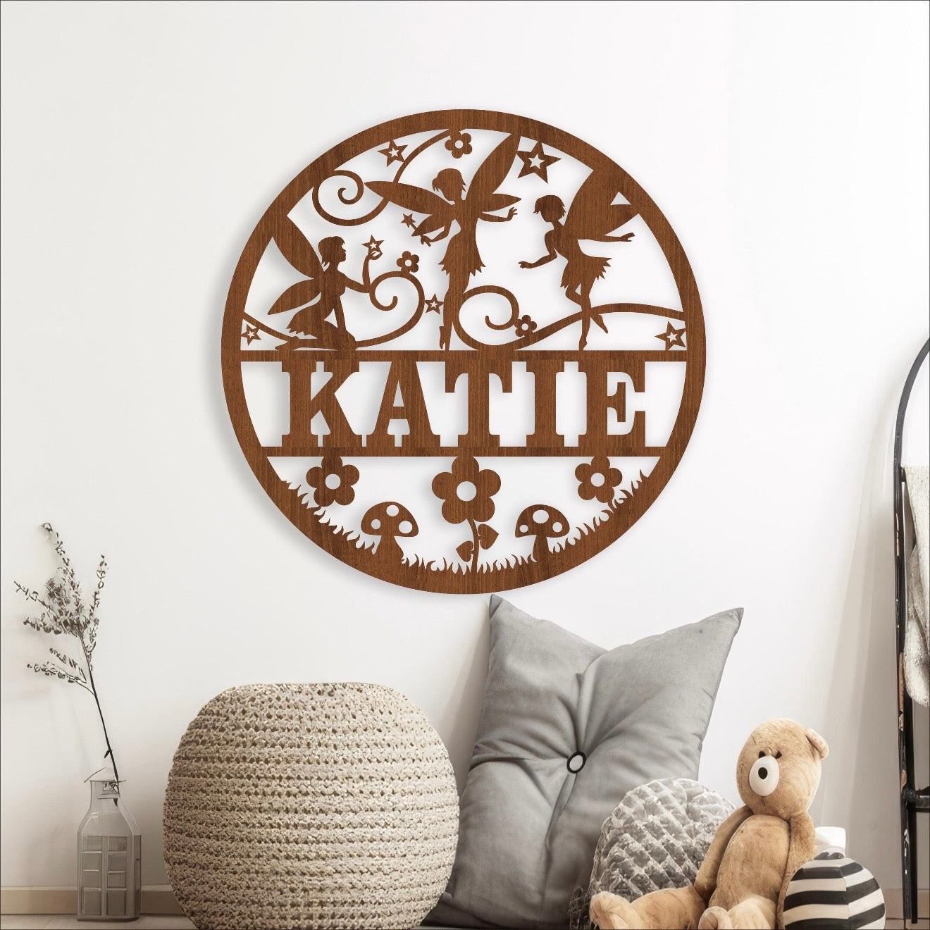 Décoration en bois à thème