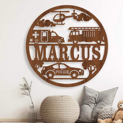 Décoration en bois à thème