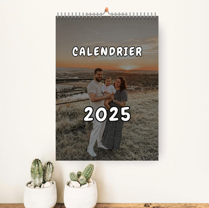Calendrier / 1 page par mois