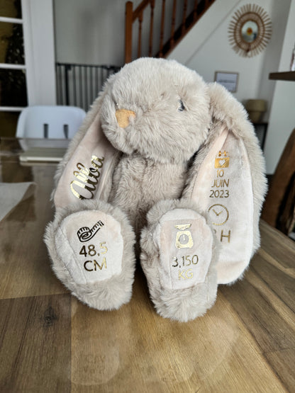 Peluche Lapin Personnalisée