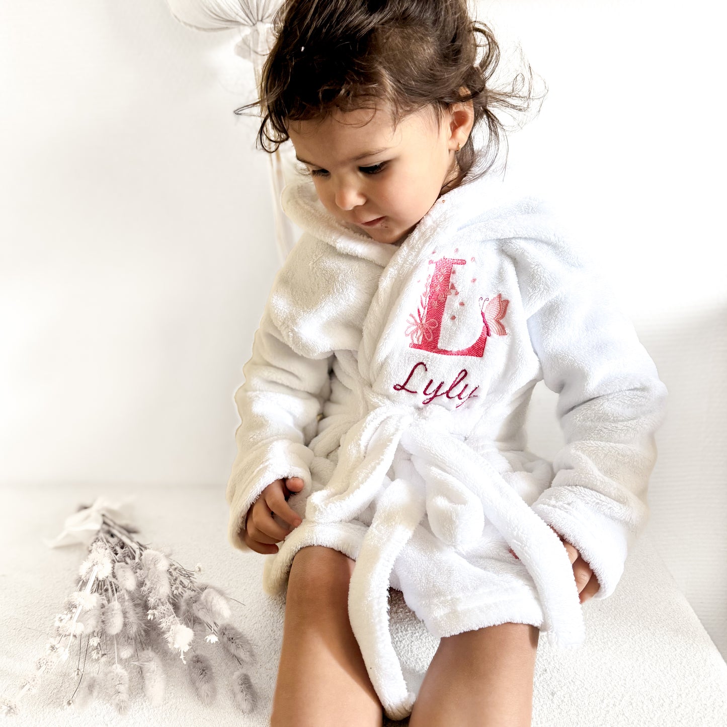 Peignoir pilou-pilou enfant