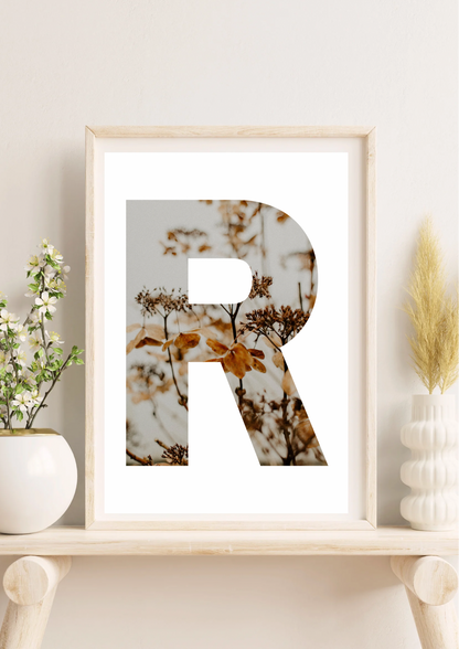 Affiche Lettre