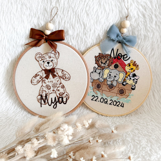 Tambourin décoratif à motifs