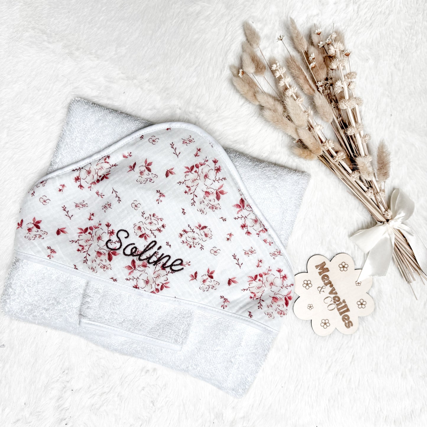 ❀ Cape de bain fleurie ❀