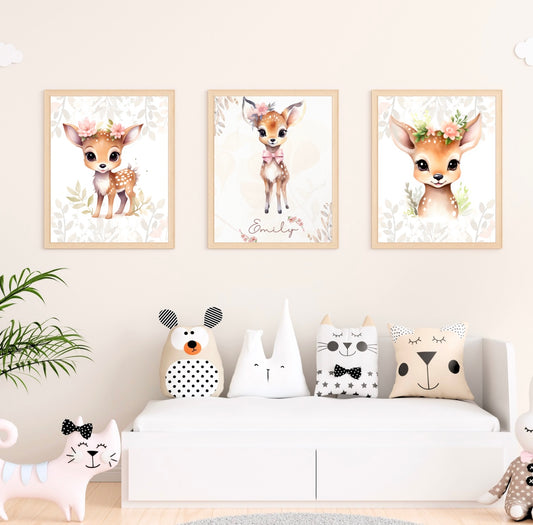 Trio d’affiches | Biches