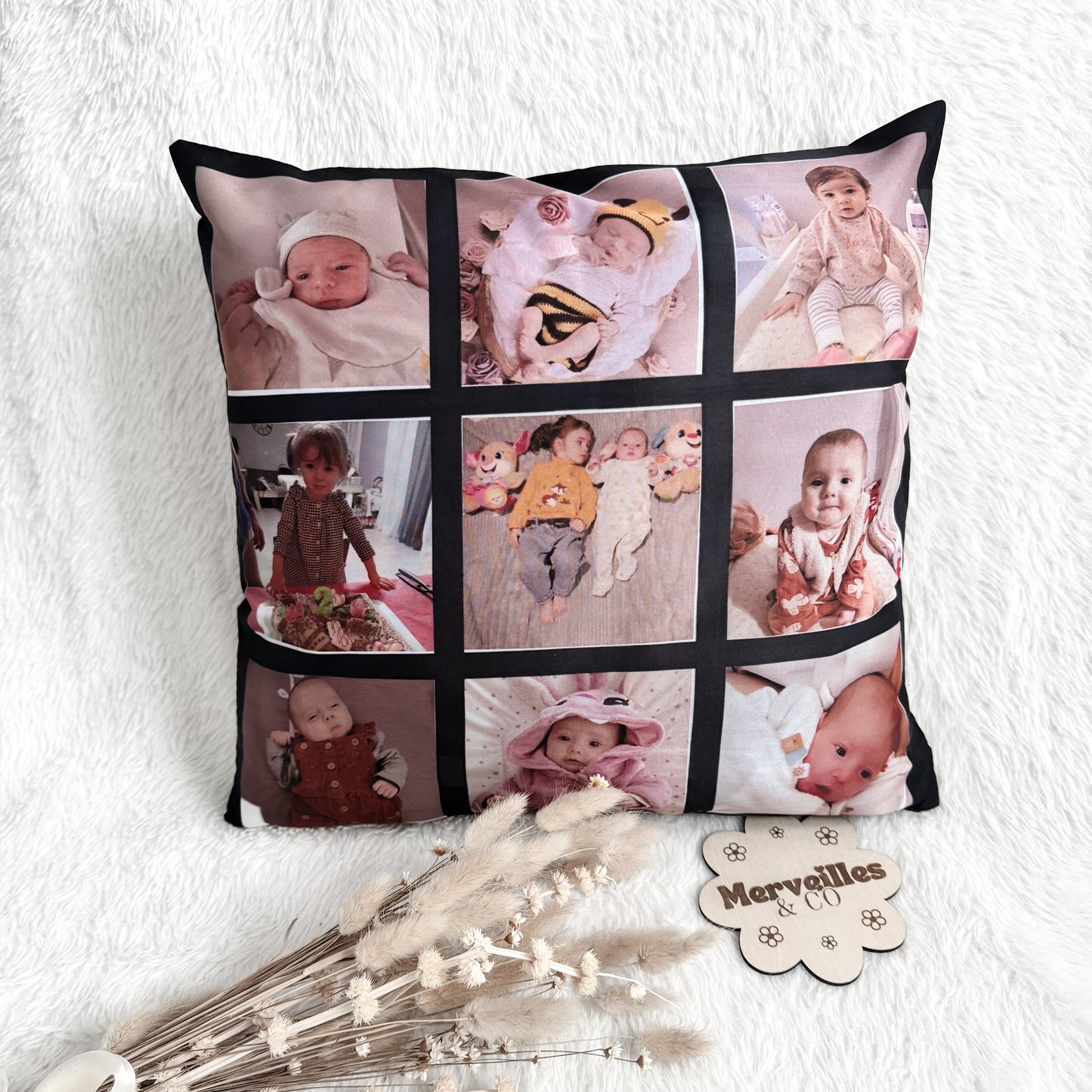 Housse de coussin photos