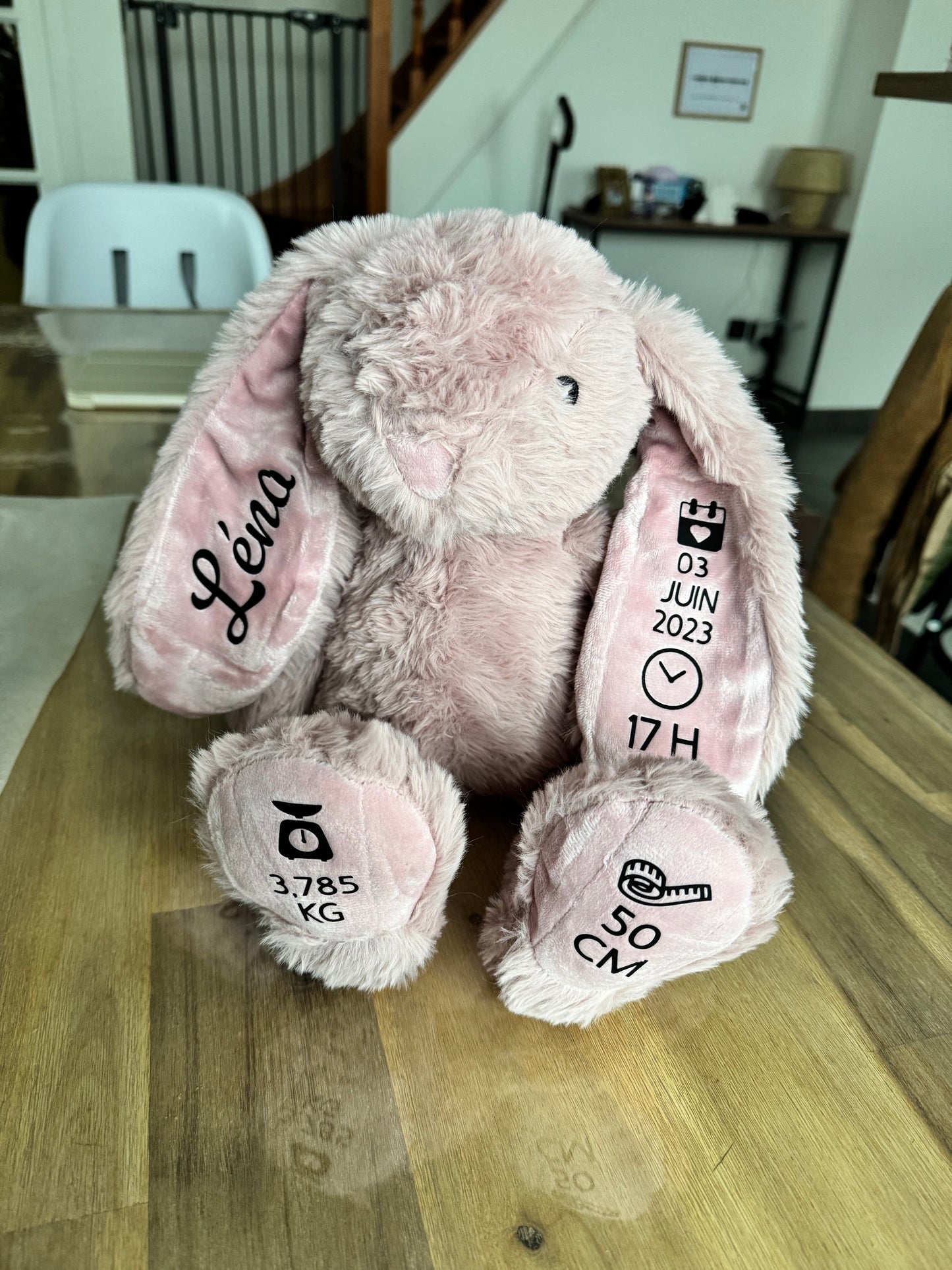Peluche Lapin Personnalisée