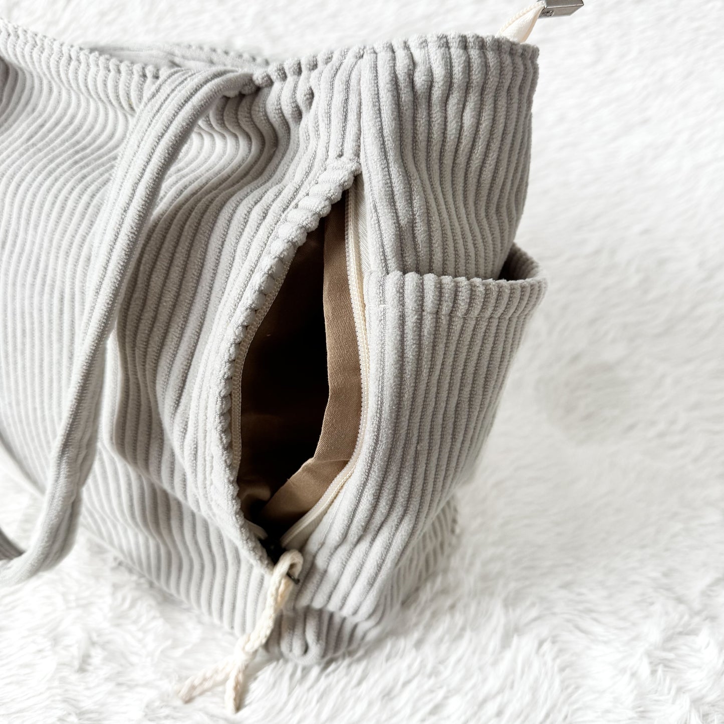 Sac fourre-tout - Velours côtelé