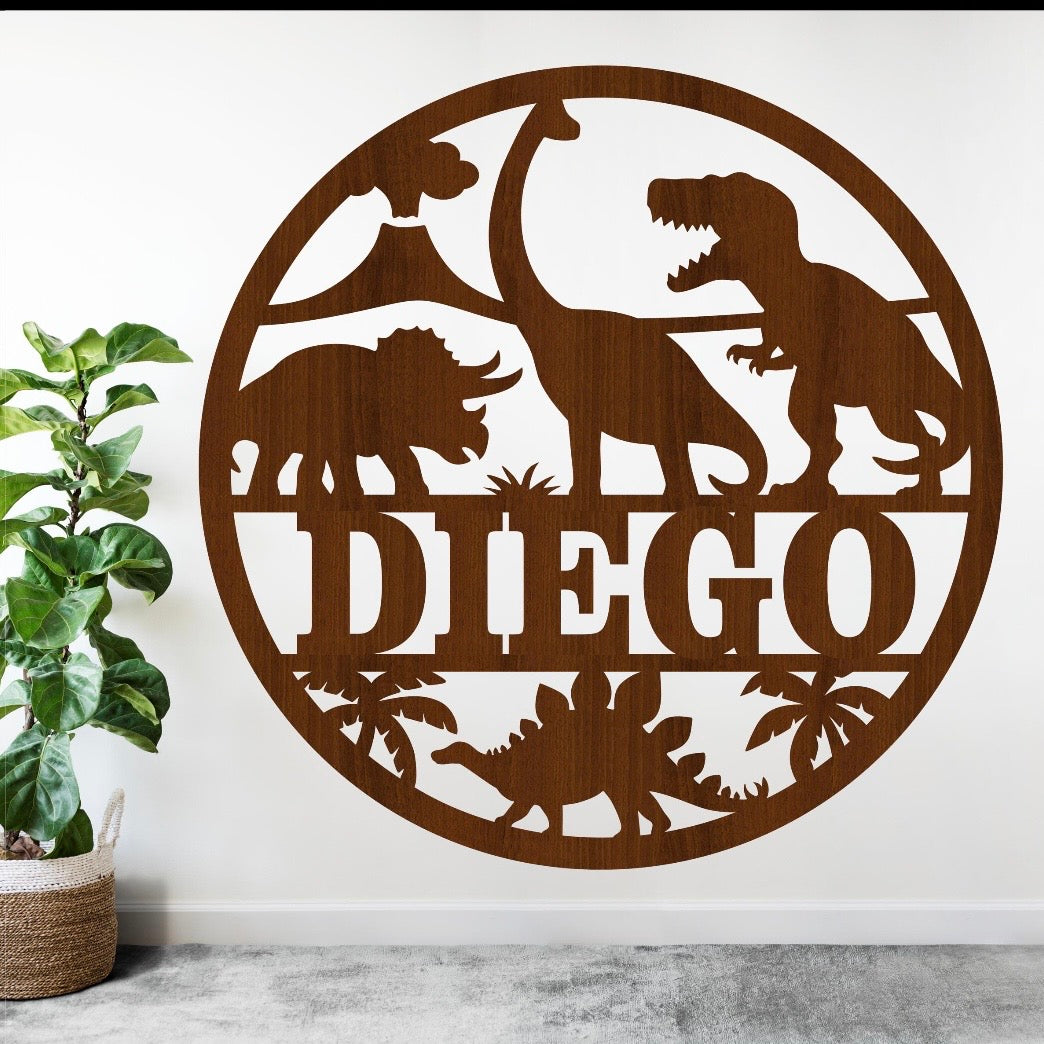 Décoration en bois à thème
