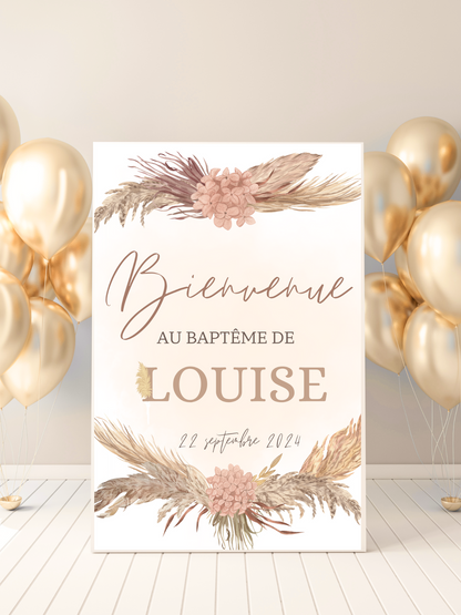 Affiche Bienvenue Événement