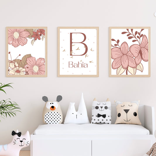 Trio d’affiches | Fleurs