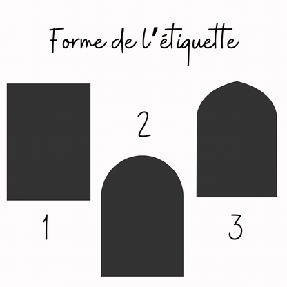 Étiquette Bouteille de Vin