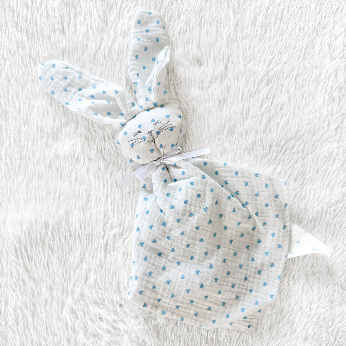 ♡ Doudou lapin cœurs ♡