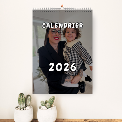 Calendrier / 1 page par mois